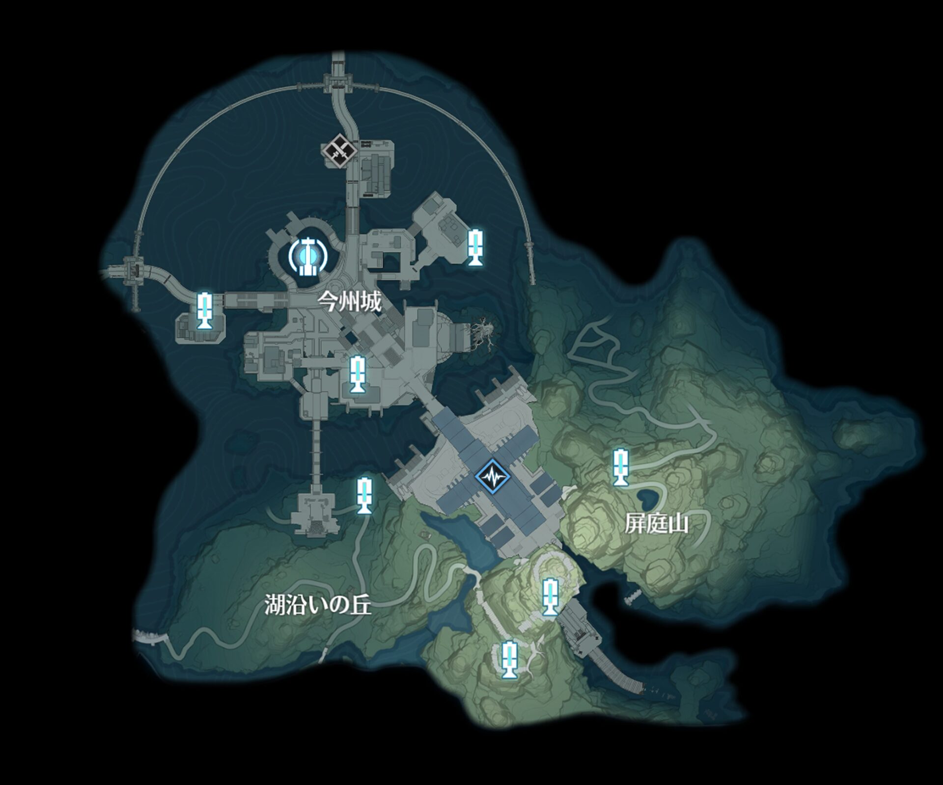 【鳴潮】Map「今州城」の音匣や探索物詳細！ HintDrop鳴潮攻略サイト